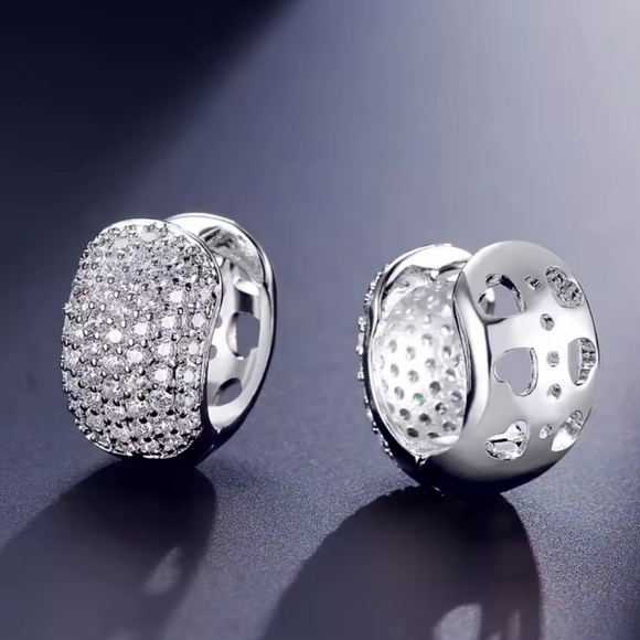 Jewelry - Sliver diamond earrings
